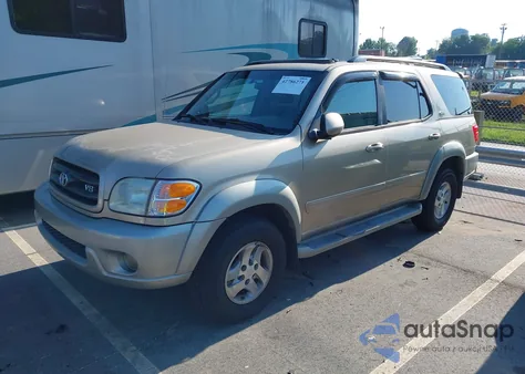 2003 Toyota Sequoia Sr5 V8 from USA, damaged, VIN 5TDZT34AX3S153523